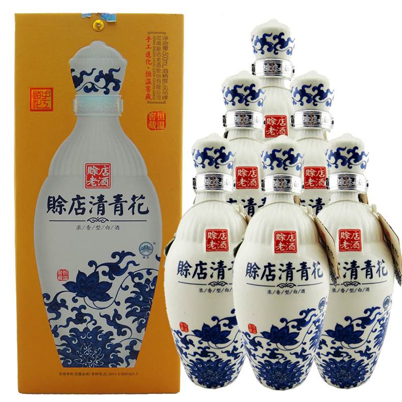 52°赊店清青花 500ml（6瓶装）