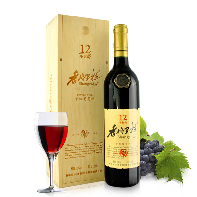 香格里拉（12树龄）干红葡萄酒12°750ml