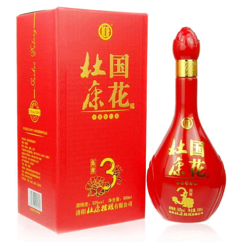 50°杜康国花陈酿3白酒500ml