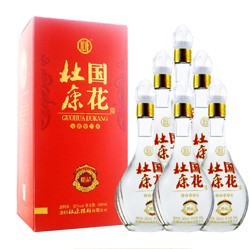50°杜康国花精品500ml（6瓶装）