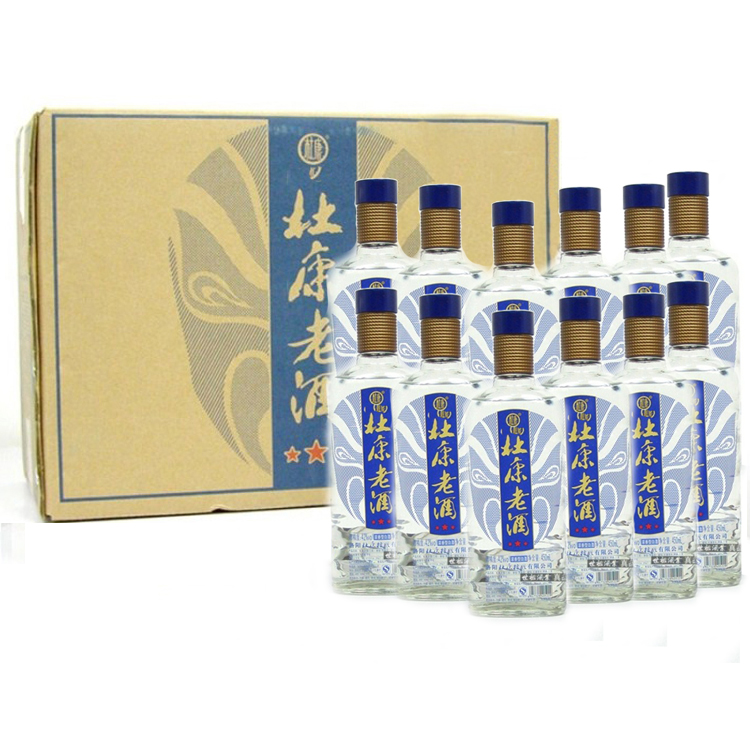 42°杜康老酒三星脸谱酒450ml（12瓶装）