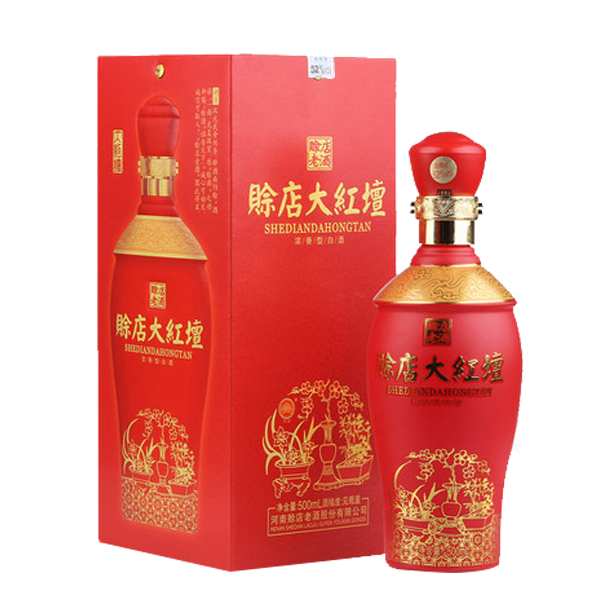 52°赊店老酒大红坛500ml