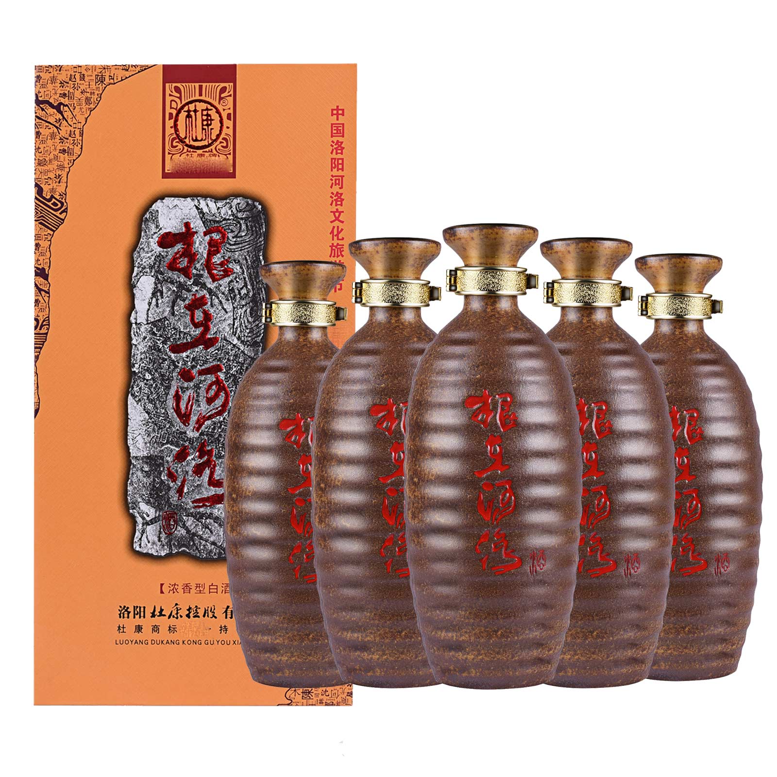 52°杜康根在河洛龙马负图500ml（6瓶装）