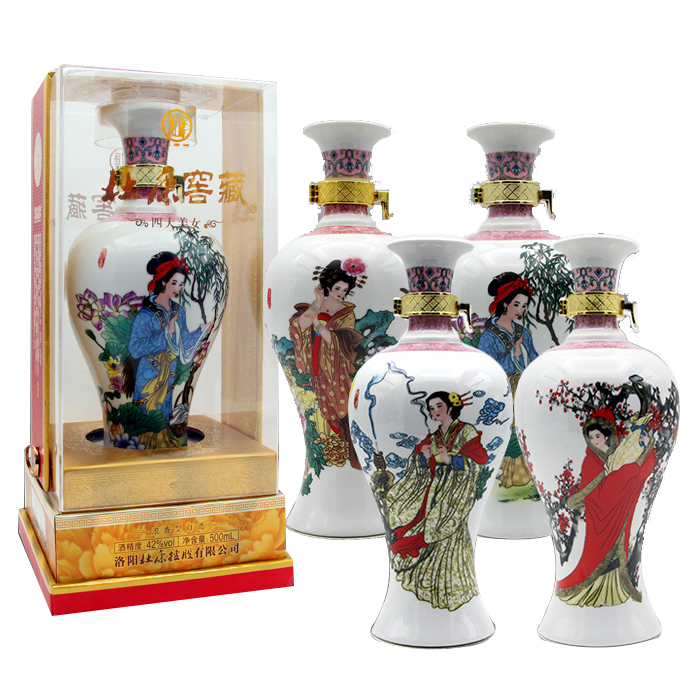 42°杜康窖藏四大美女500ml*4