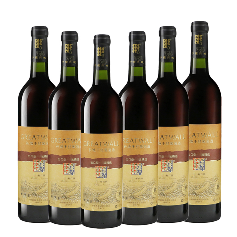 12.5°中粮长城出口型高级精选5解百纳750ml（6瓶装）