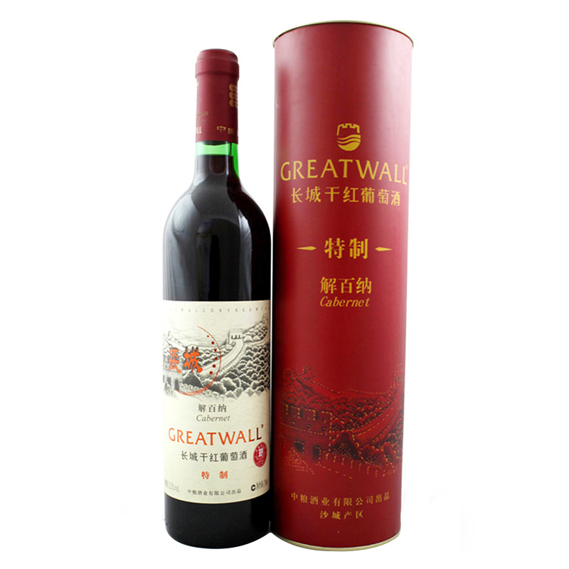 12.5°中粮长城特制解百纳干红葡萄酒750ml
