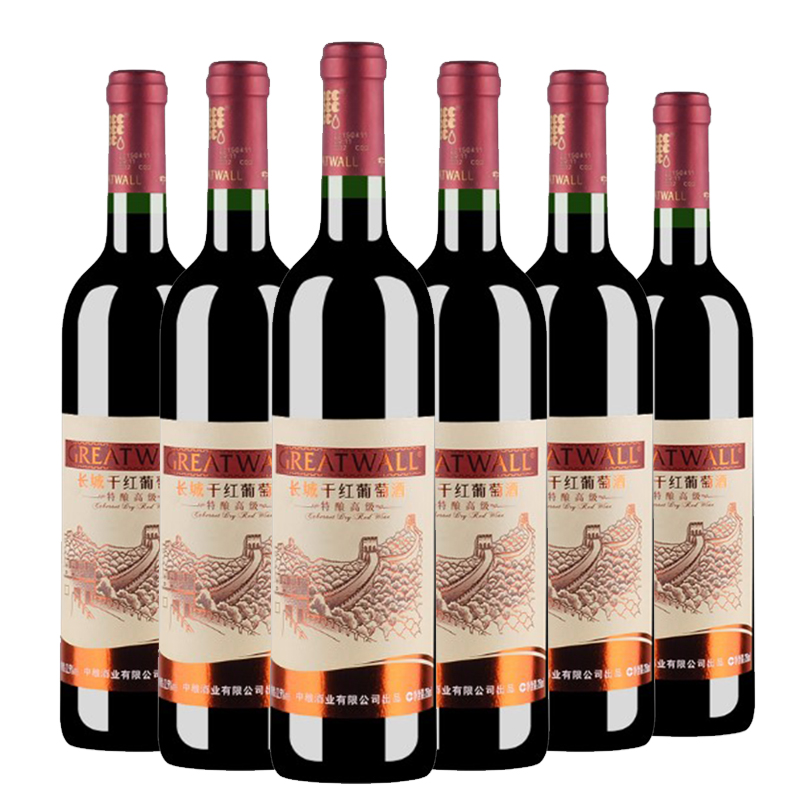 12.5°长城特酿高级解百纳750ml（6瓶装）