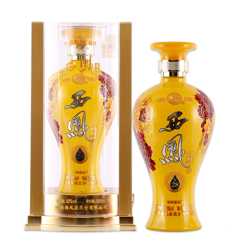 52°西凤名酿v28白酒500ml