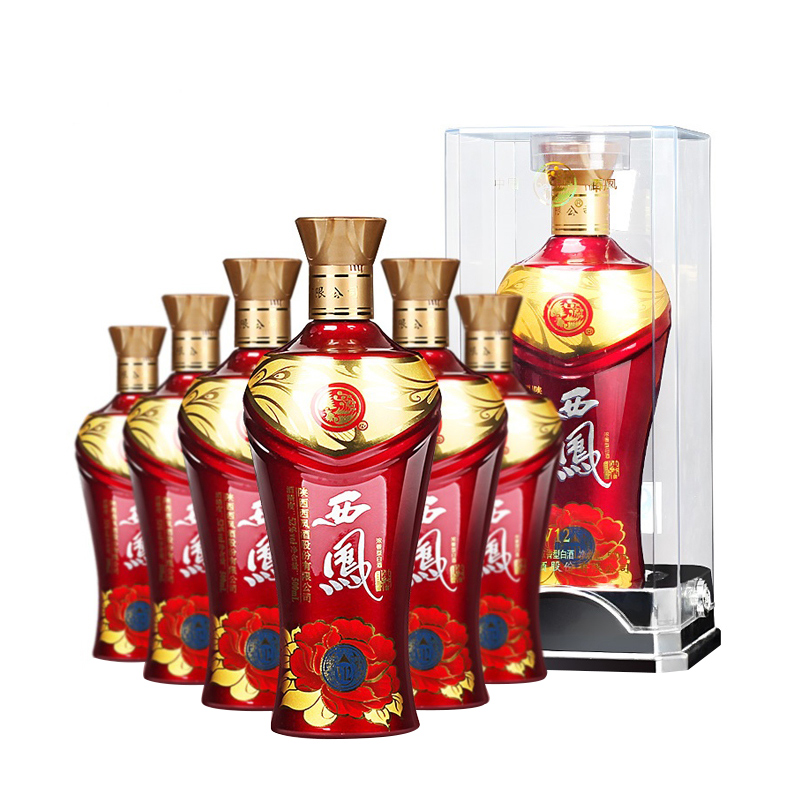 52°西凤陈酒v12白酒500ml（6瓶装）