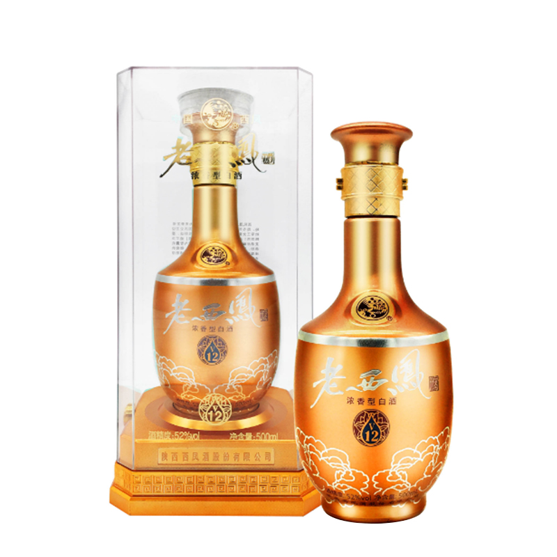 52°老西凤v12白酒500ml