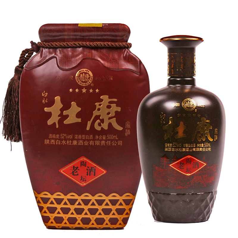 52°白水杜康五星陶坛酒500ml