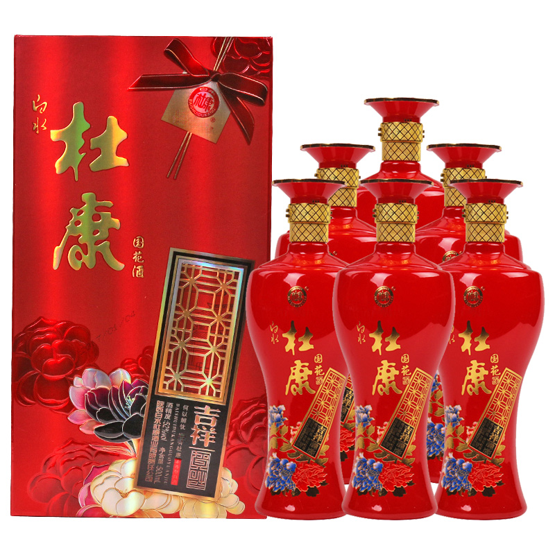52°白水杜康国苑吉祥酒500ml（6瓶装）