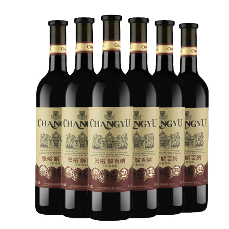 12°张裕蛇龙珠特选级解百纳干红葡萄酒750ml（6瓶装）