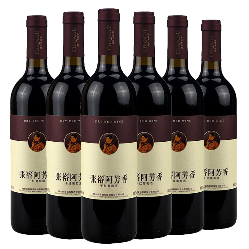 12°张裕阿芳香干红葡萄酒750ml（6瓶装）