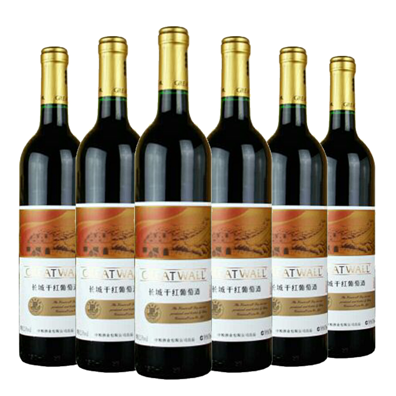 12.5°中粮长城金冠干红葡萄酒750ml（6瓶装）