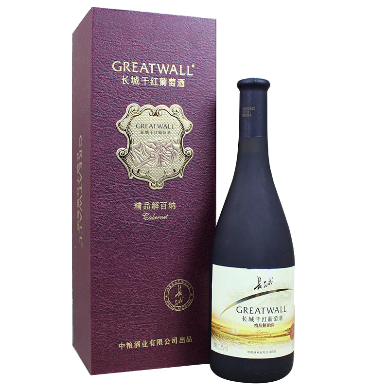 12.5°长城精品解百纳干红葡萄酒750ml