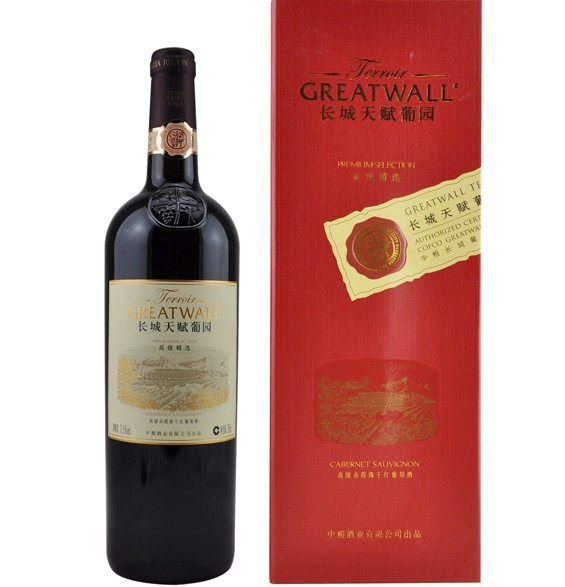 12.5°长城天赋葡园高级精选级赤霞珠干红750ml