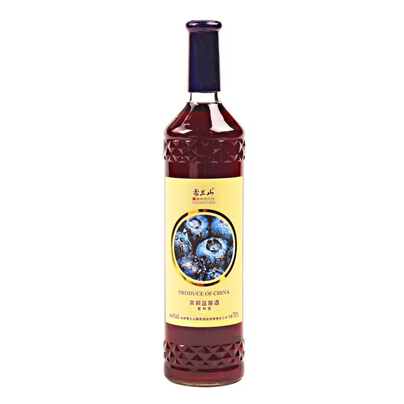 4°雪兰山柔顺蓝莓酒750ml