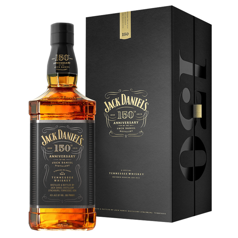 杰克丹尼美国田纳西州威士忌150周年纪念版700ml