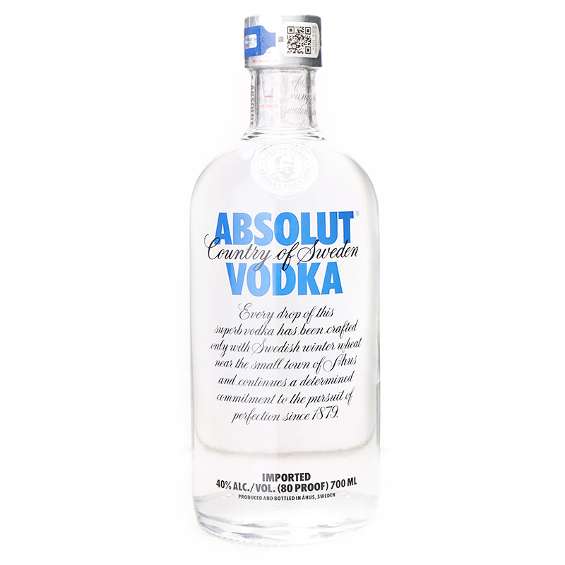进口洋酒 瑞典伏特加 绝对伏特加（Absolut Vodka） 原味