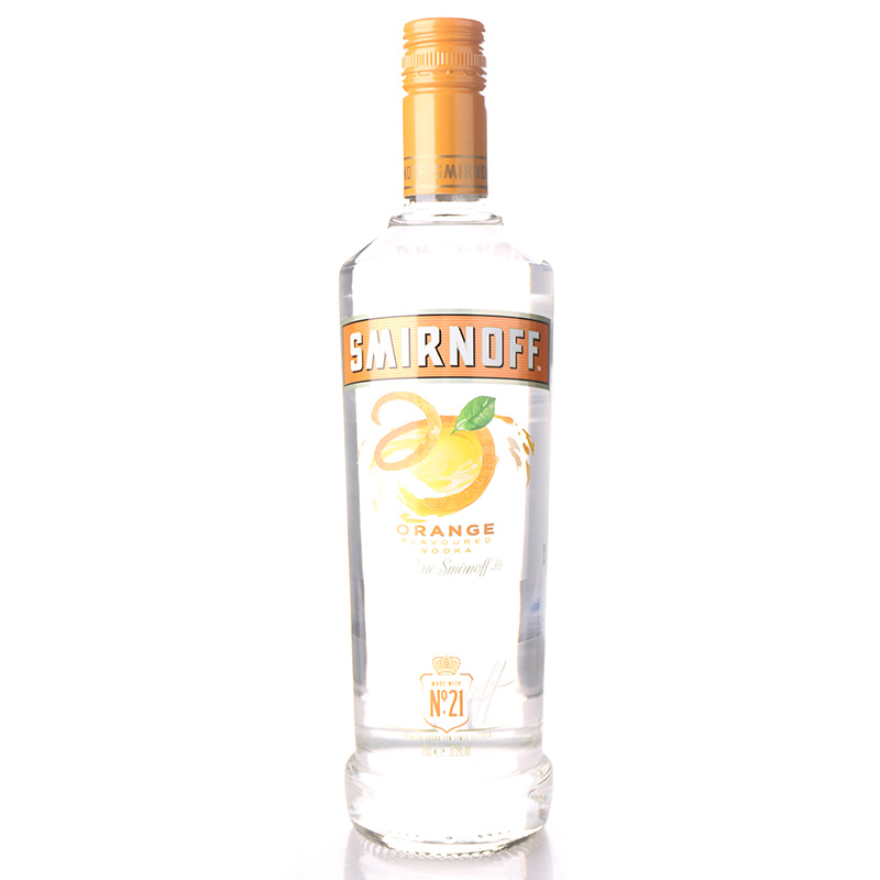 英国原装进口洋酒 SMIRNOFF Vodka斯米诺（皇冠）伏特加酒 斯米诺香橙味 700