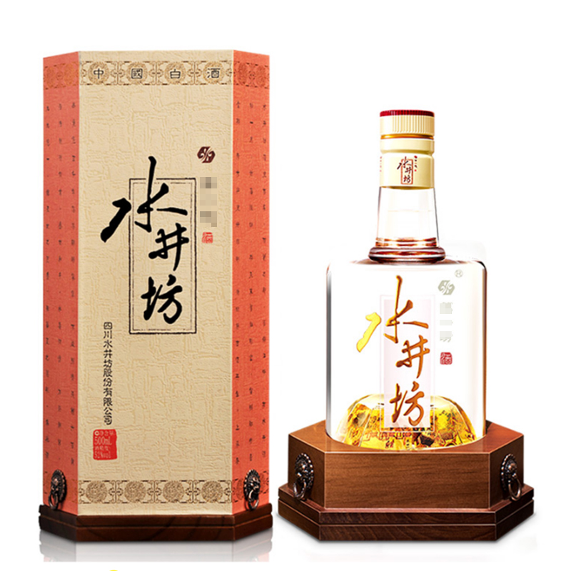 52°水井坊井台浓香型白酒500ml