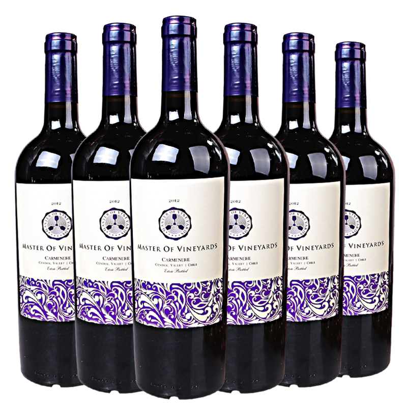 13.3°葡园大师佳美娜干红葡萄酒750ml（6瓶装）