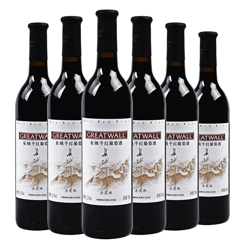 12.5°中粮长城赤霞珠干红葡萄酒750ml（6瓶装）