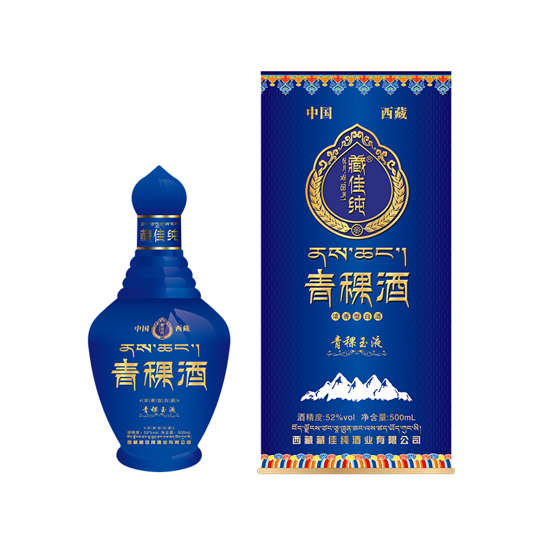 52°藏佳纯青稞玉液青稞酒500ml