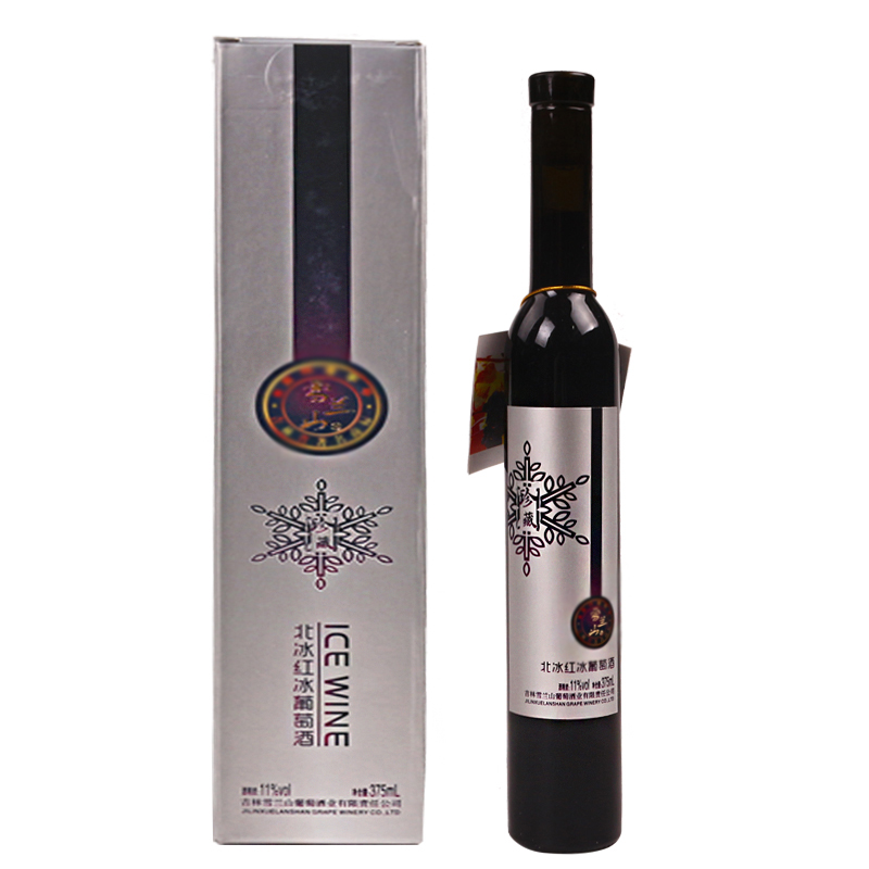 11°雪兰山北冰红冰葡萄酒375ml