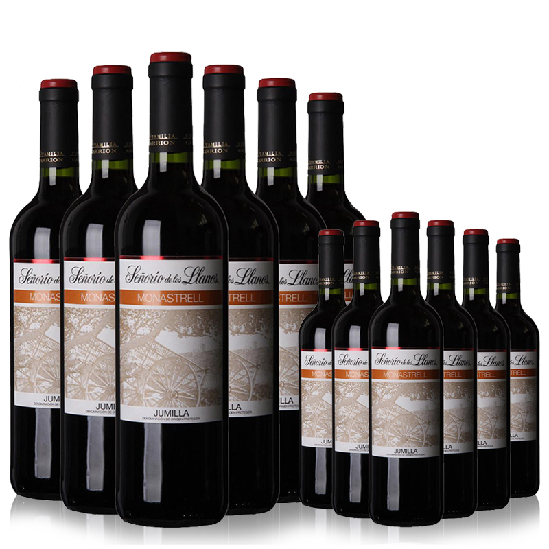 买一箱送一箱 原瓶进口红酒圣里奥整箱酒6支装 西班牙DO级干红葡萄酒